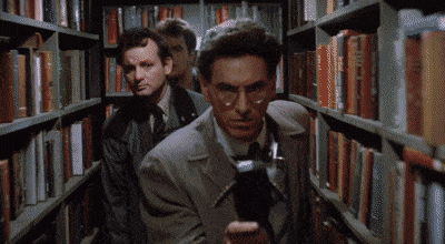 GIFs by @cackhanded — Following Egon, a Ghostbusters GIF